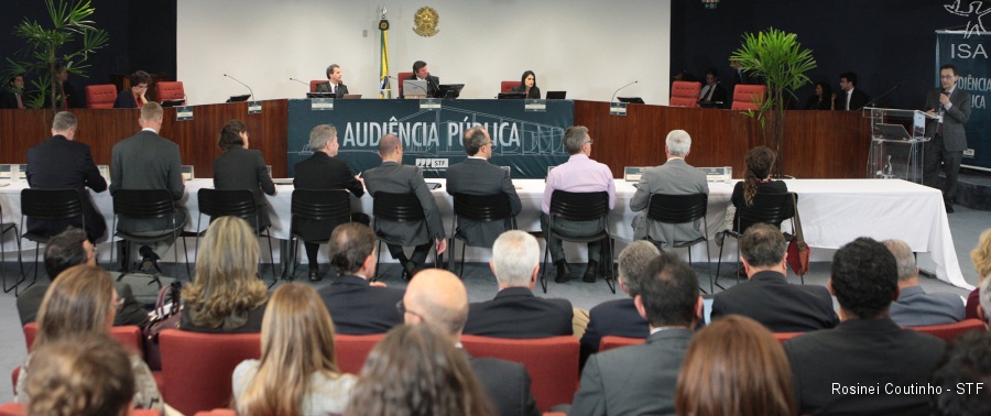 Audiência pública reuniu setores interessados no tema (Foto: Rosinei Coutinho - STF)