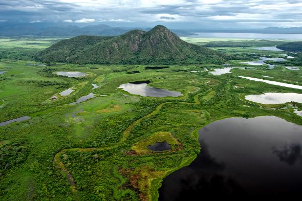 Imagem aérea do Pantanal. Foto: MARKUS MAUTHE, LAIF/REDUX