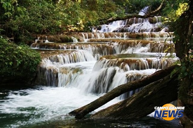 Cachoeira em área do Parque Nacional da Serra da Bodoquena (Foto: Nathaly Feitosa/MPF)