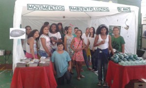 Feira de Ciências em colégio do Rio de Janeiro sobre Movimentos Ambientais.
