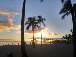 Praia de Waikiki. Foto: André Siqueira