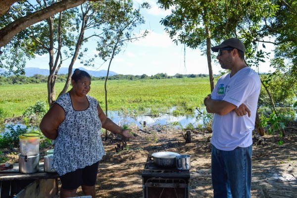 Diretor presidente da Ecoa André Siqueira acompanha as comunidades do Pantanal há anos (Foto: Iasmim Amiden)