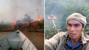Fogo no Pantanal foi identificado por brigadista voluntário