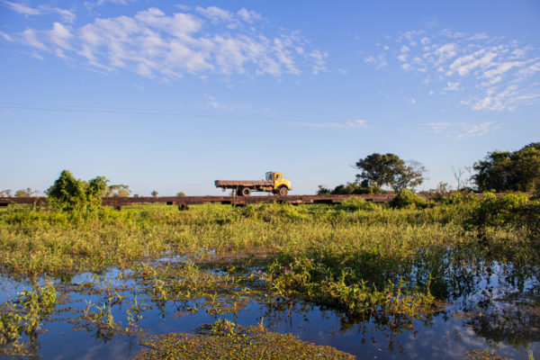 estrada parque pantanal